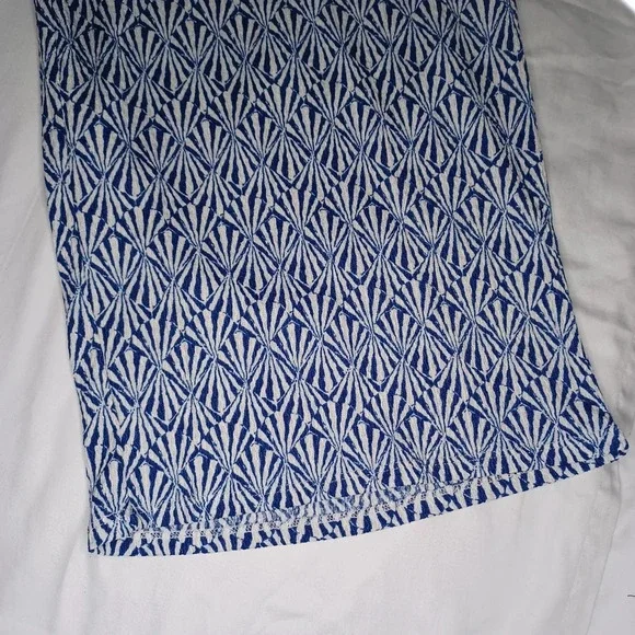 H&M pull on lightweight blue and white wide-leg pants - Picture 3 of 10